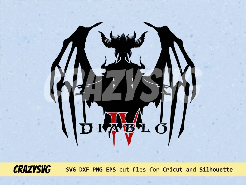 Instant Download Diablo SVG PNG