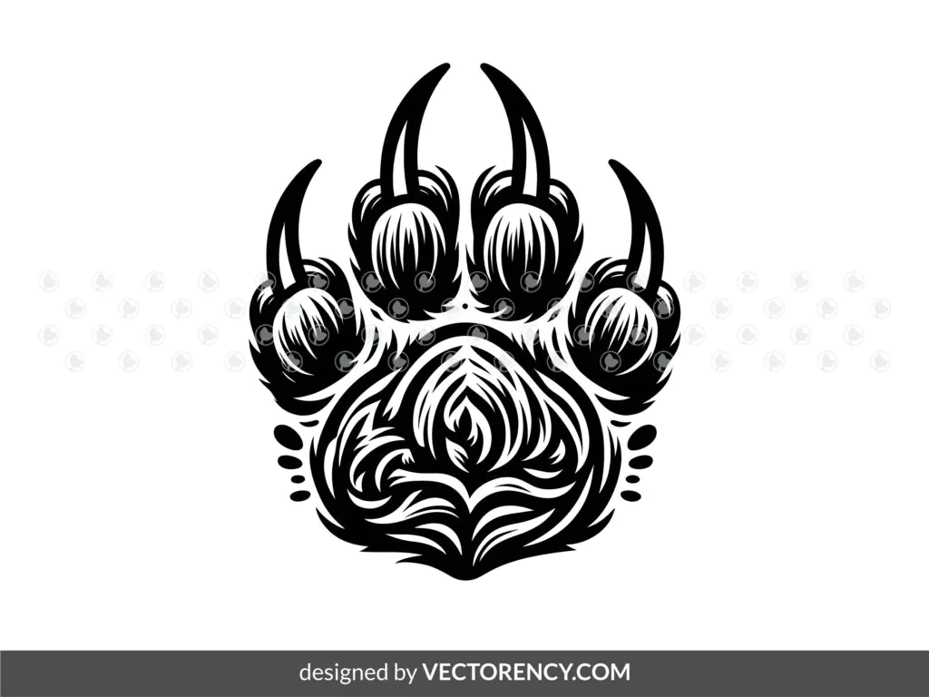 Bear Claw Vector