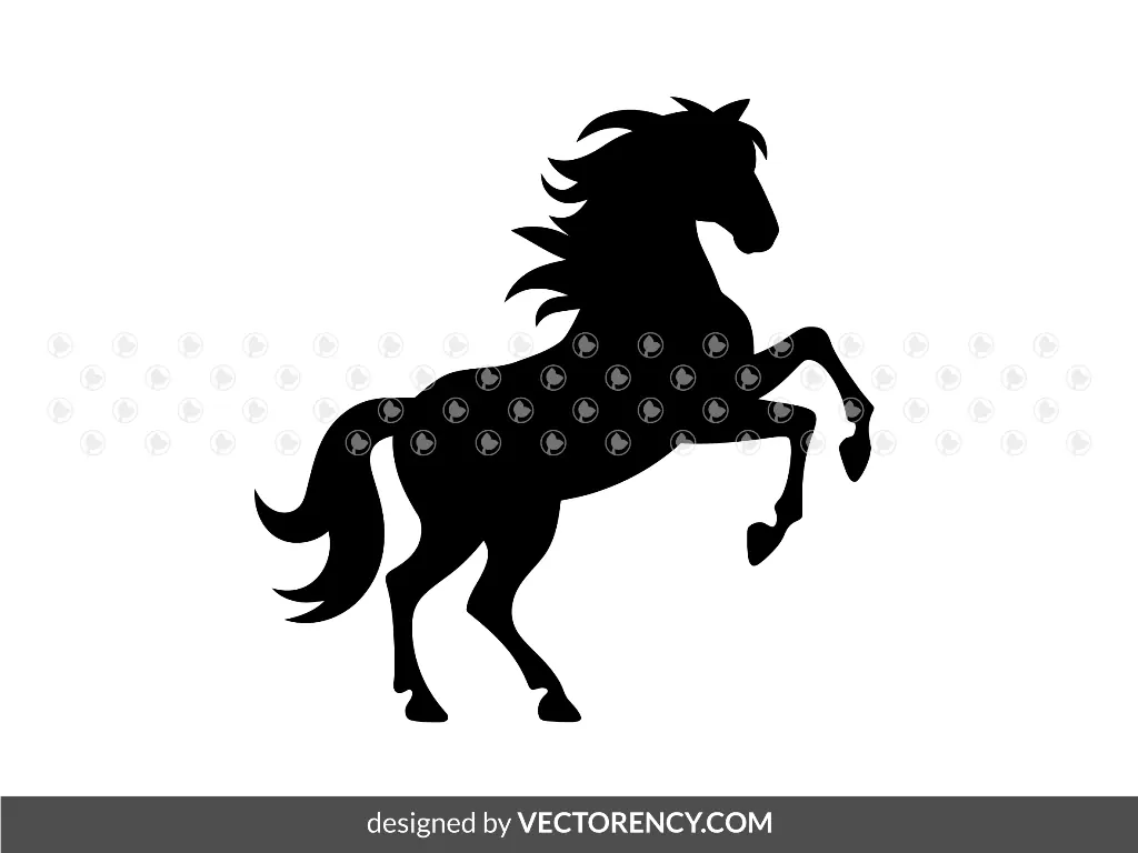 Horse Silhouette Vectorency