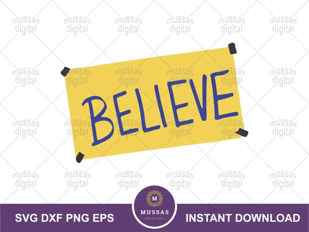 Believe Ted Lasso SVG Vector Cut File