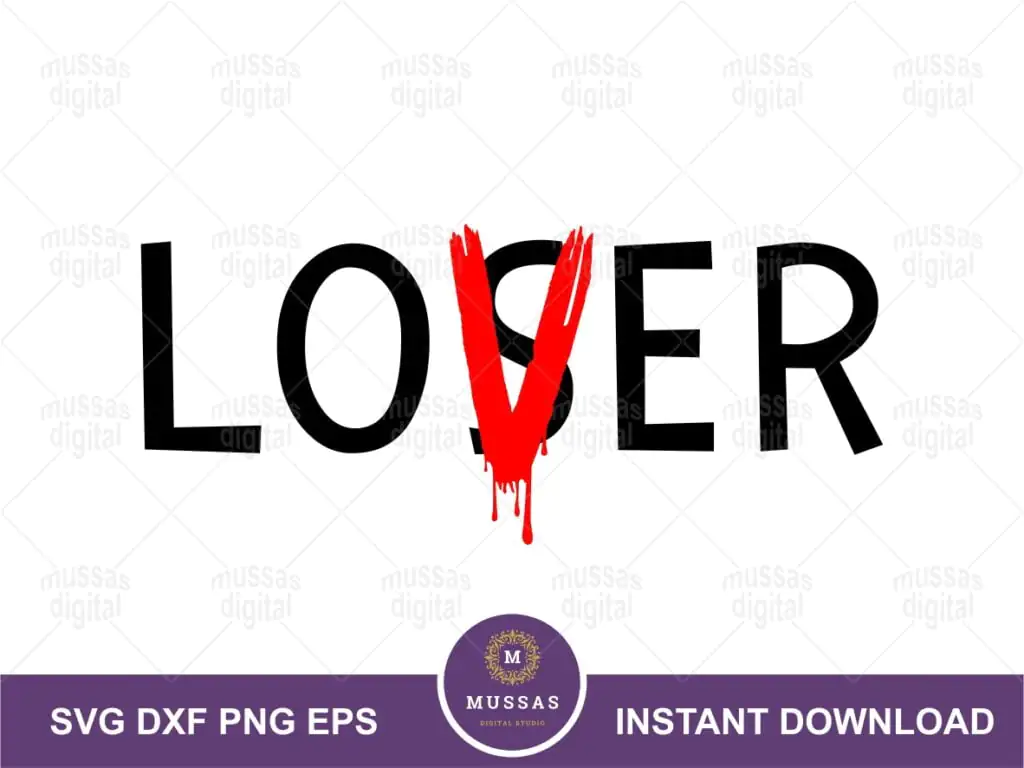 Vlone Loser Lover SVG