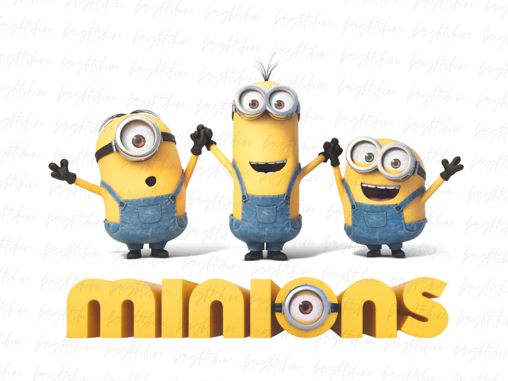 T-Shirt Minions PNG PDF Design