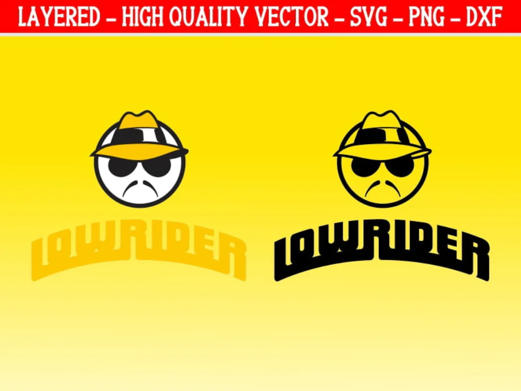 Lowrider SVG Low Rider Logo Vector Clipart