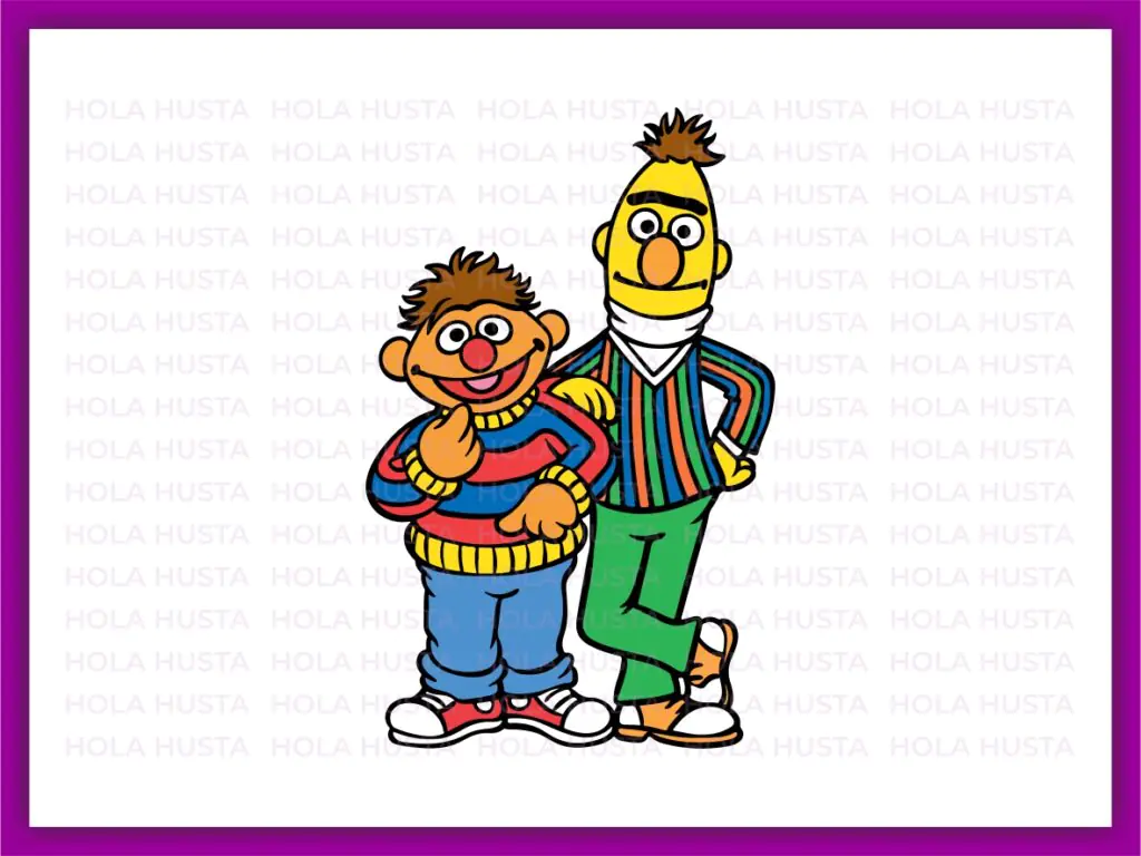 Bert and Ernie SVG Sesame Street Cricut Cut Files | Vectorency