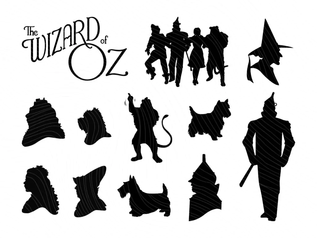 Wizard of OZ SVG, Silhouette