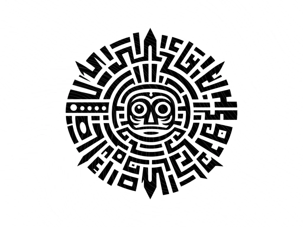 Aztec Tattoo Symbol Vector PNG