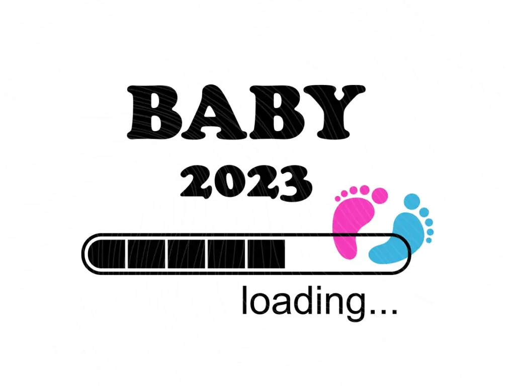 Baby 2023 Loading Cool SVG for Baby