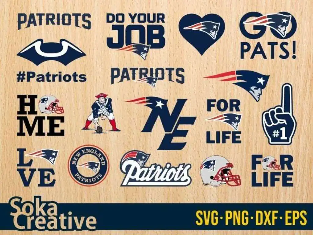 New England Patriots SVG Bundle