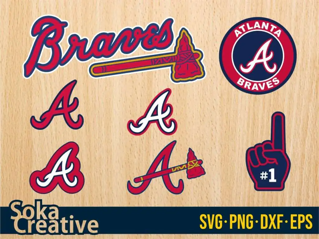 Atlanta Braves SVG Baseball Logo