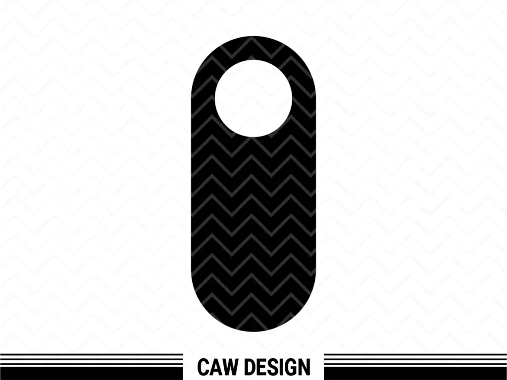 Rounded Door Hanger Cut Files SVG DXF