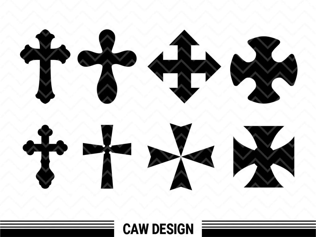 Pagan Symbols Vector, Celtic, Crosses Christian SVG