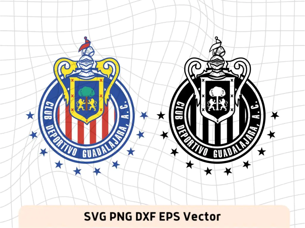 Chivas Del Guadalajara Logo SVG Cut File, Vector PNG