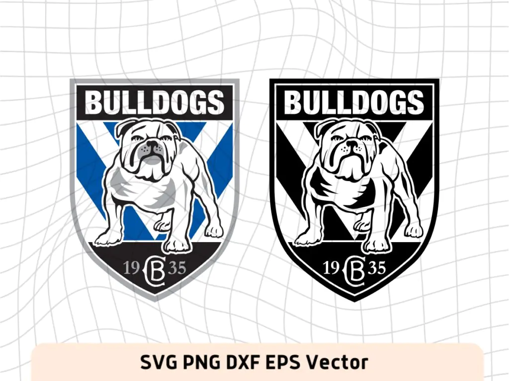 NRL Logo Canterbury-Bankstown Bulldogs SVG, Vector, PNG, Rugby Logo Image