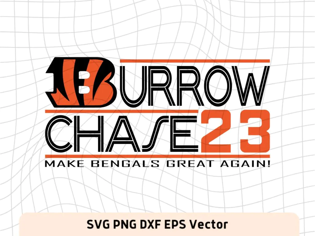 Joe Burrow Ja’Marr Chase SVG PNG