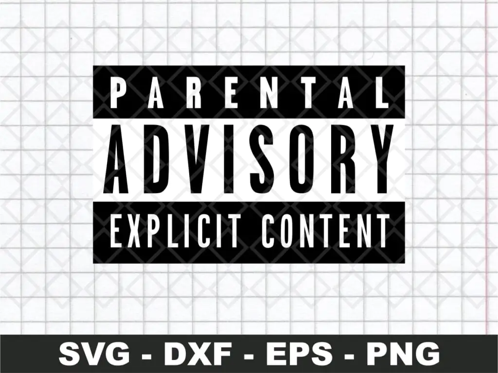 Parental Advisory SVG