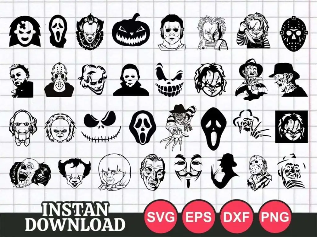 Horror Movie SVG Bundle