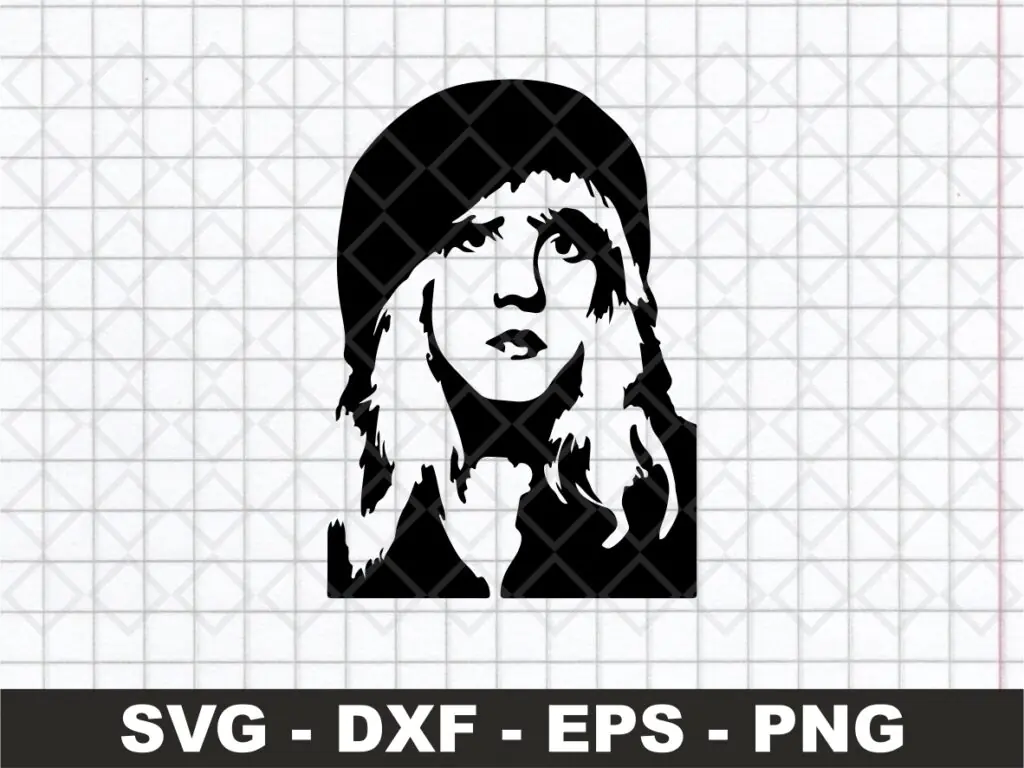 Stevie Nicks SVG Files, Saint Nicks Art Vector | Vectorency