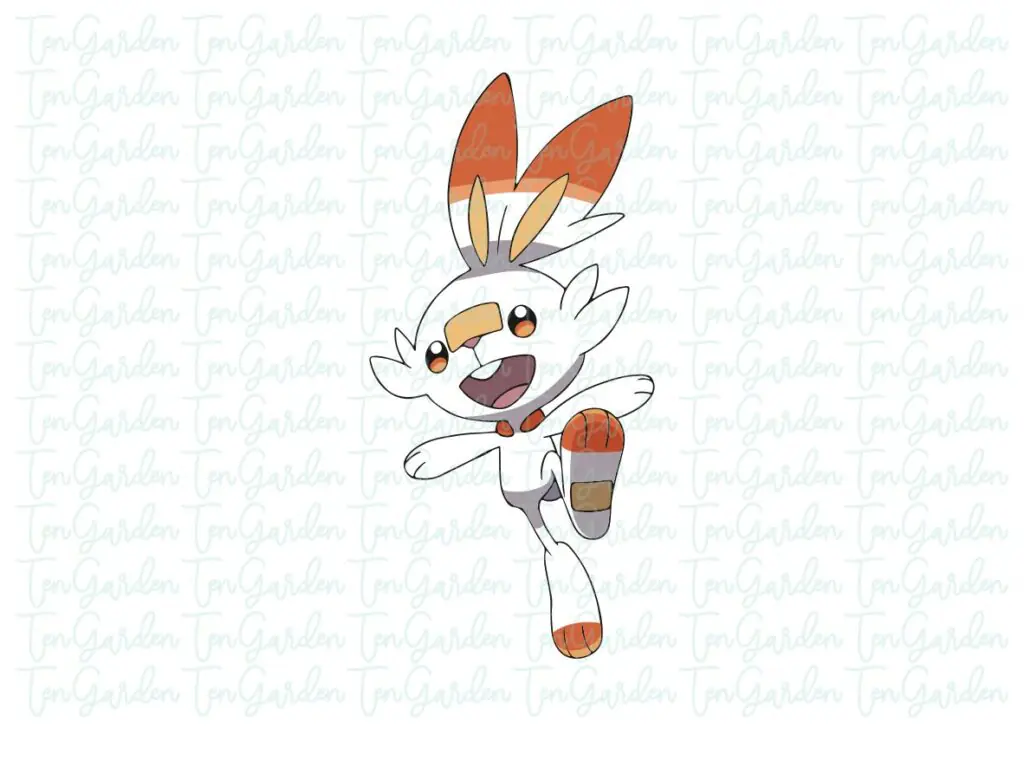 Premium Scorbunny Pokemon SVG Files for Cricut – Instant Download and Easy to Use