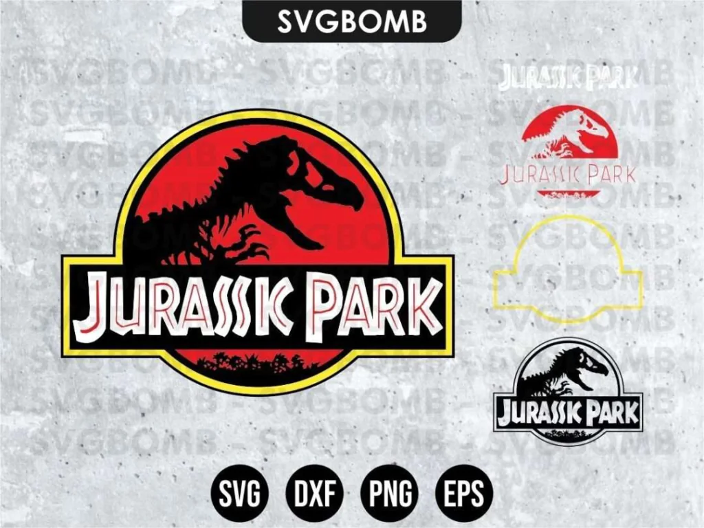 Jurassic Park Logo SVG Layered