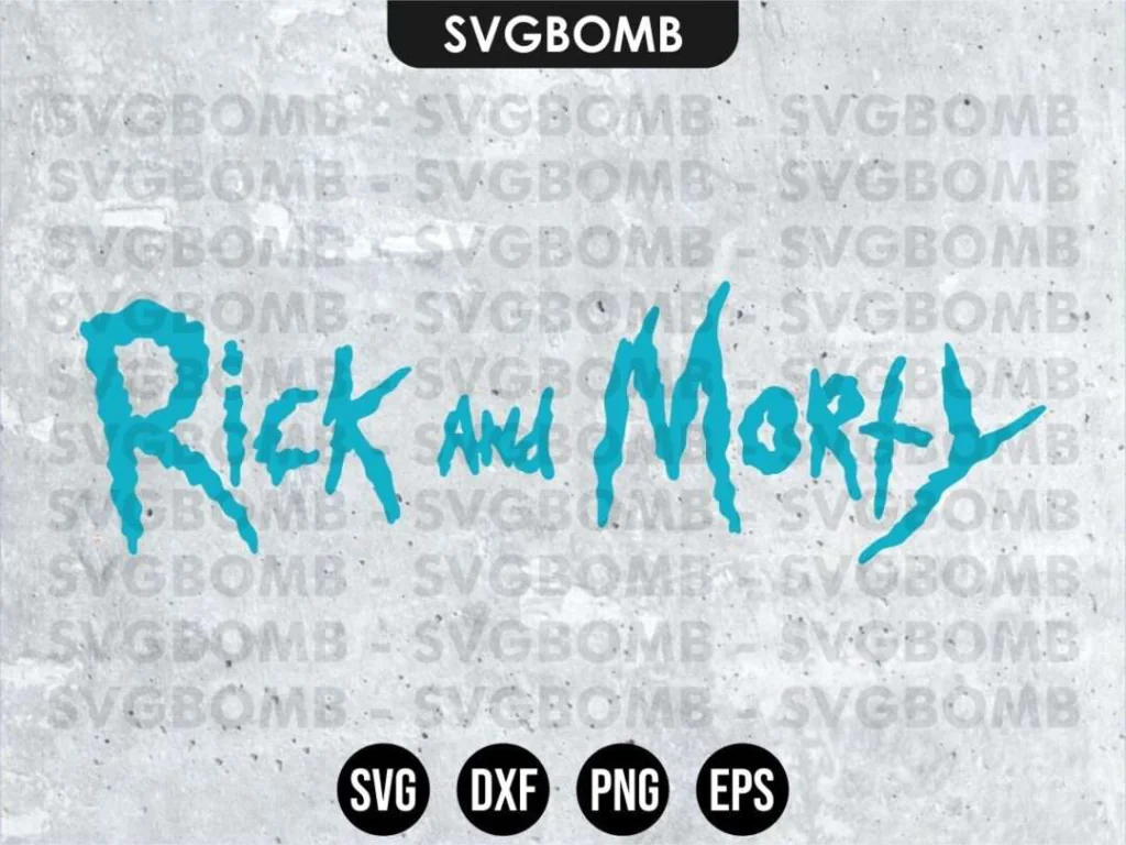 Rick and Morty Logo SVG