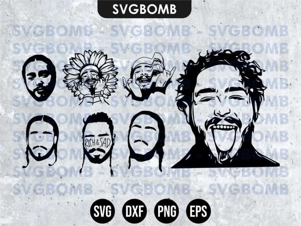 Post Malone SVG Bundle