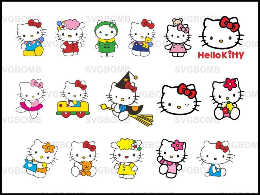 Hello Kitty SVG Bundle